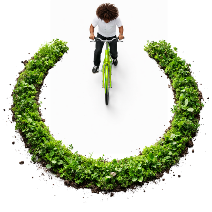 Vélo publicitaire EcoPub - impact écologique zéro CO2 à Bruxelles